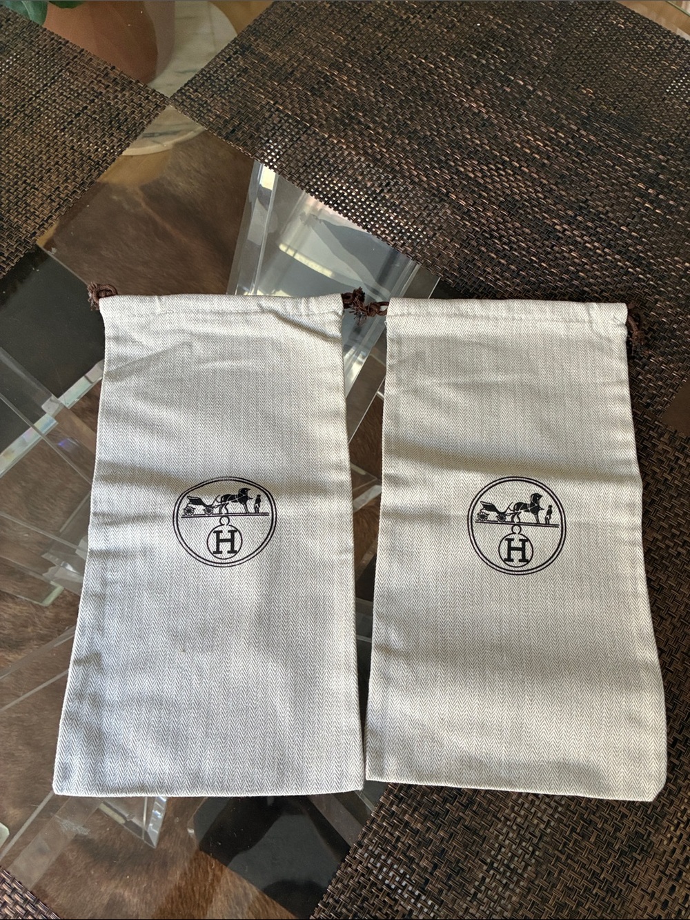 Hermes bundle of Dust Bags Set in Beige